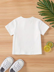 Baby Boys Casual Awesome Grandma Round Neck T shirt Clothes