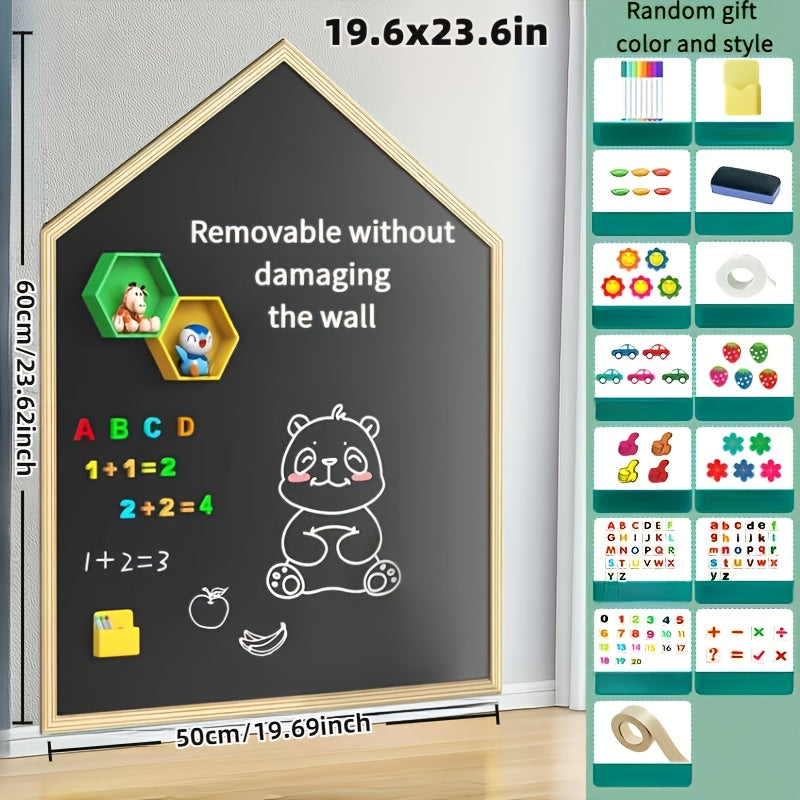 Detachable Magnetic Whiteboard 50.01 x 59 Self Adhesive Dry Erase Board