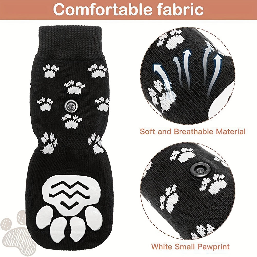Non Slip Outdoor Socks 4pcs For Dog & Cat