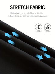 Men's 5pcs High Stretch Leggings Active Quick Drying Sports Compression Pants