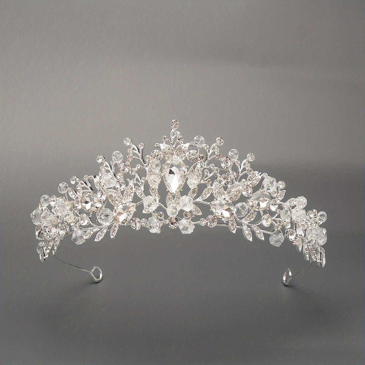 Rhinestone Crystal Headband Tiara Queen Princess Crown Wedding Hair Accessories