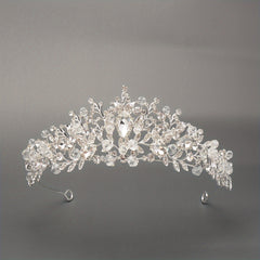 Rhinestone Crystal Headband Tiara Queen Princess Crown Wedding Hair Accessories