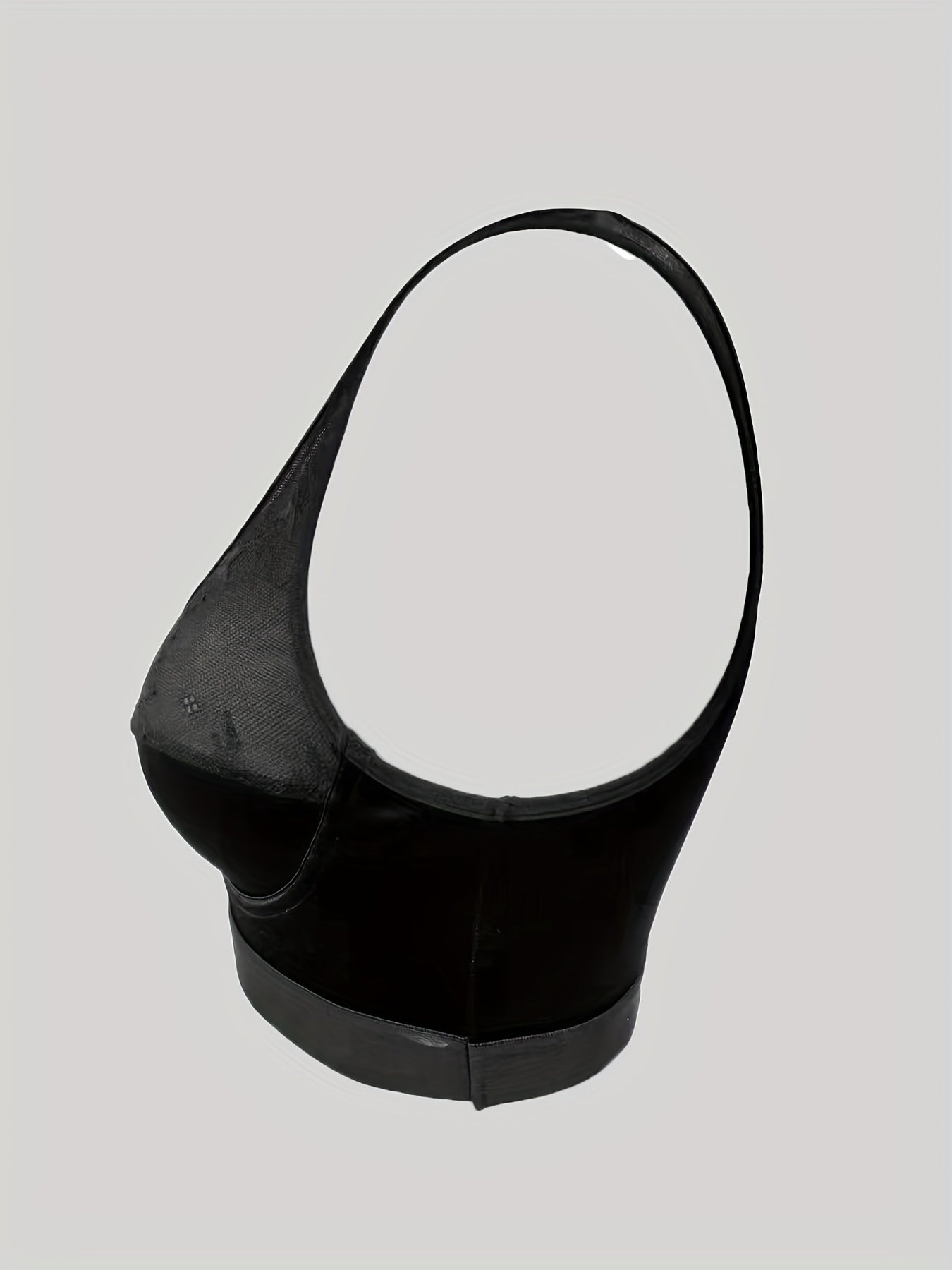 Contrast Lace Push Up Bra Sports Tank Bra
