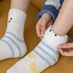 5 10 15 Pairs Cartoon Print Socks Women's Stockings & Hosiery