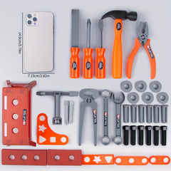 Kids Simulation Tool Box Puzzle Toy Combination Repair Tools Set