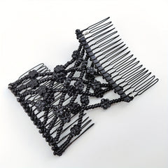 Vintage Beaded Hair Comb Clips for Women Girls