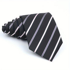 Men's Oblique Striped Tie for Business