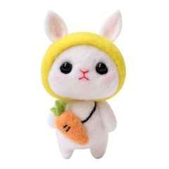 DIY Rabbit Toy Kit Wool Felt Package Gift