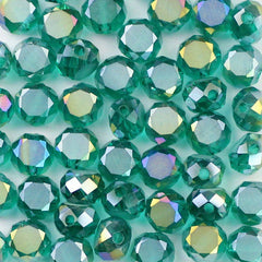 50pcs 5x8mm Colorful Crystal Glass Beads DIY Earrings Bracelet Necklace
