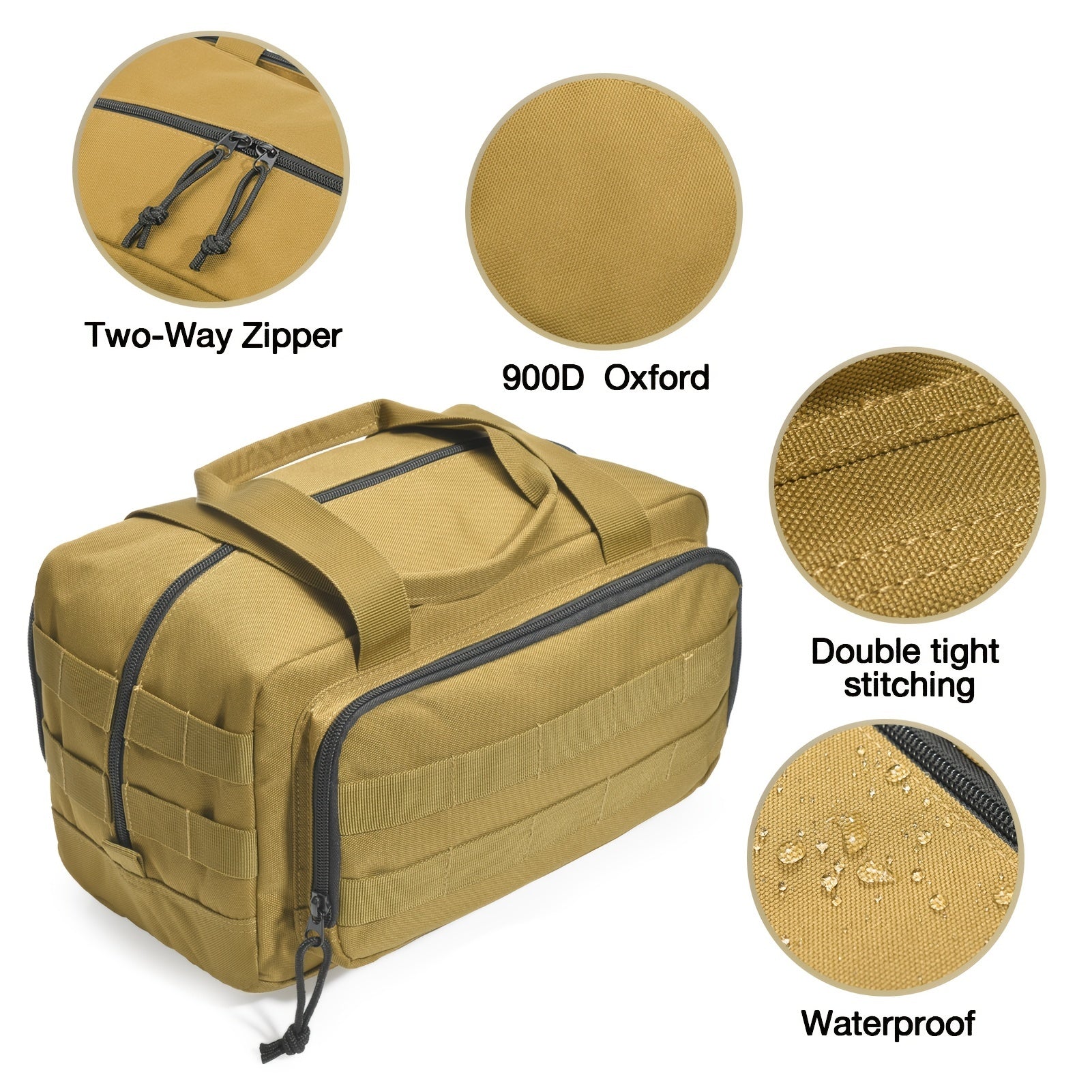 Heavy Duty Tool Bag 30 48 Cm Oxford Cloth Waterproof Storage Tactical Bag