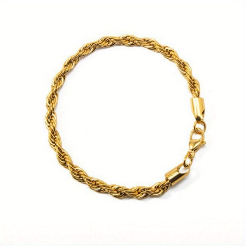 Silver Twist Bracelet