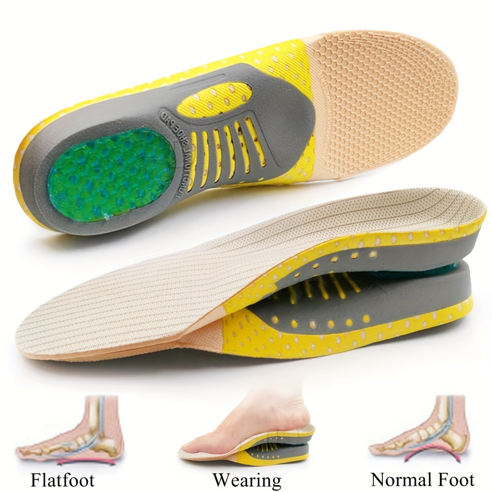 Shock Absorbing Insoles for All Comfort and Support Unisex