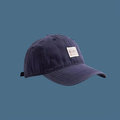 Fabric Panel Baseball Cap Cotton Sun Protection Hat Unisex