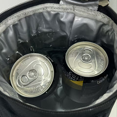 Insulated Lunch Bag Faux Leather Hand Washable Portable Ice Bag