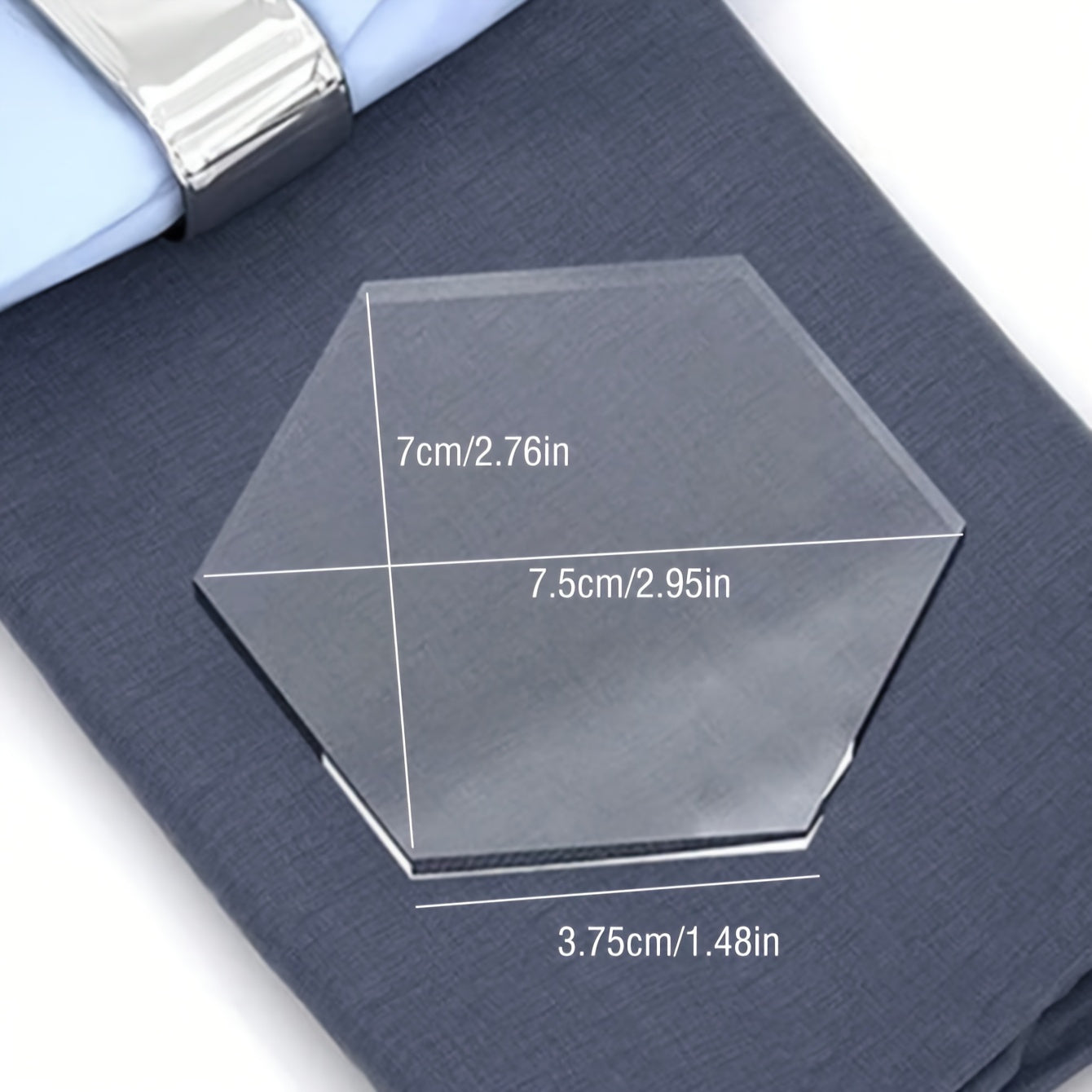 3pcs Acrylic Graffiti Drawing Board Set - Transparent Hexagonal