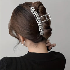 Metal Hair Claw Female Hair Claw Shark Claw Heart Shape Hair Headwear