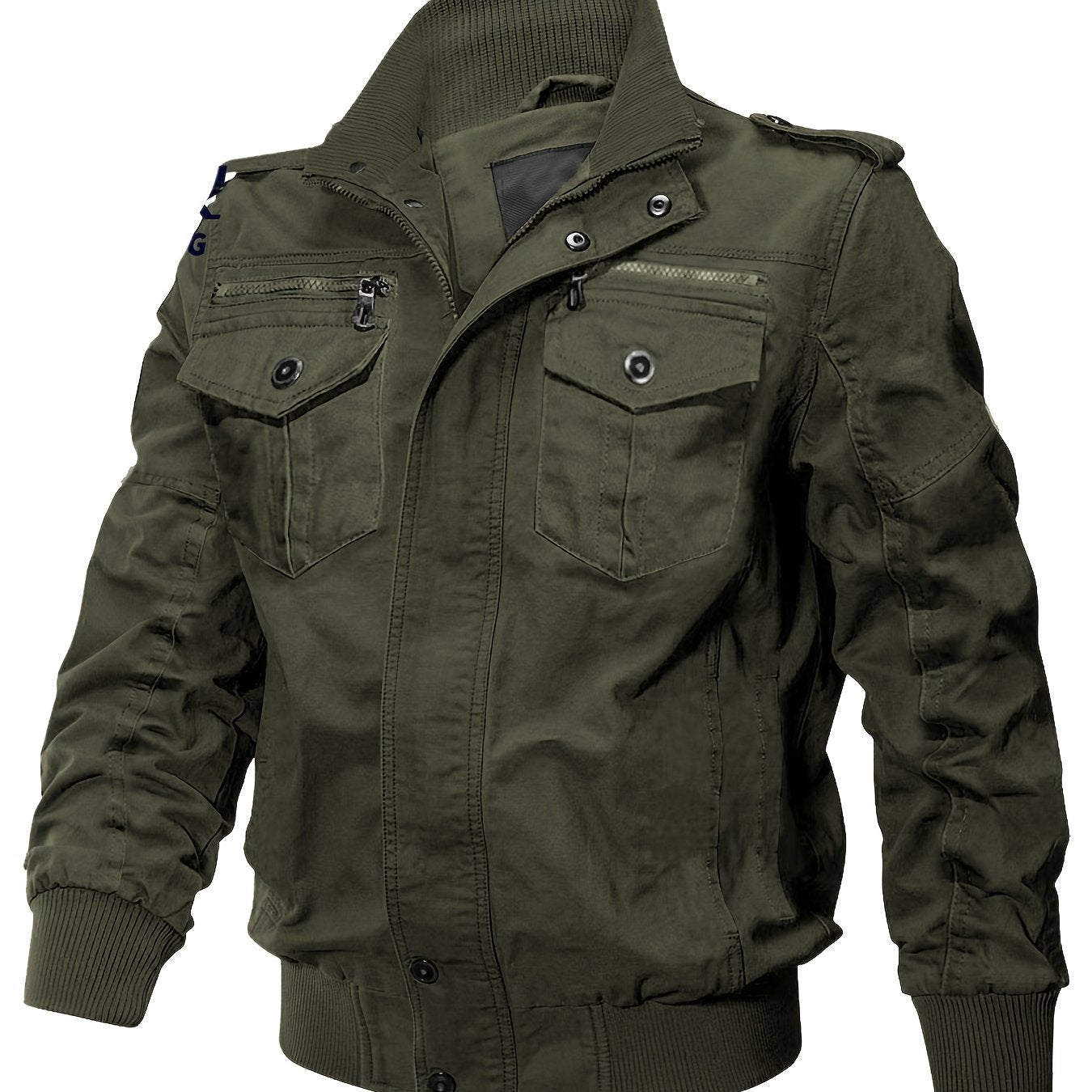 Men's Casual Winter Cotton Military Jackets Outdoor Coat Windproof