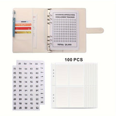 5 Cash Envelope Saving Budget Planner - Save $100