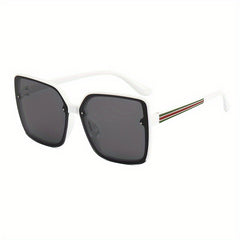 Oversized Square Frame Sunglasses Gradient Lens Glasses UV400