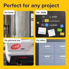Adhesive Magnetic Sheets - Flexible Magnet Sheets - Self