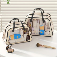 Clear Waterproof Makeup Bag Large Capacity Storage Pouch & Travel Accessories