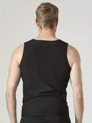 Men's Sauna Sweat Workout Vest Full Zip Body Shapewear