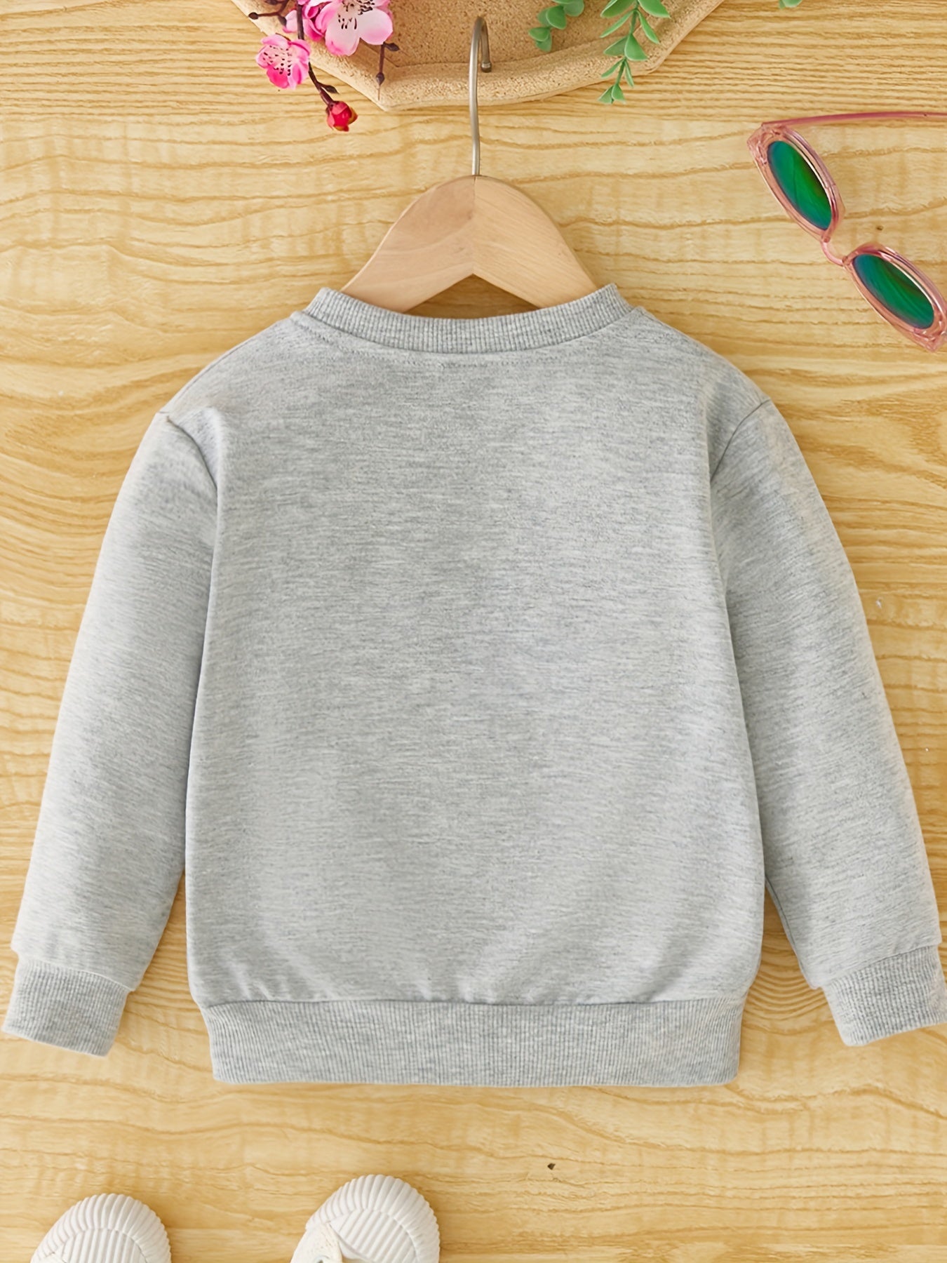 Pretty Cat Print Girls Casual Creative Pullover Sweatshirt Long Sleeve