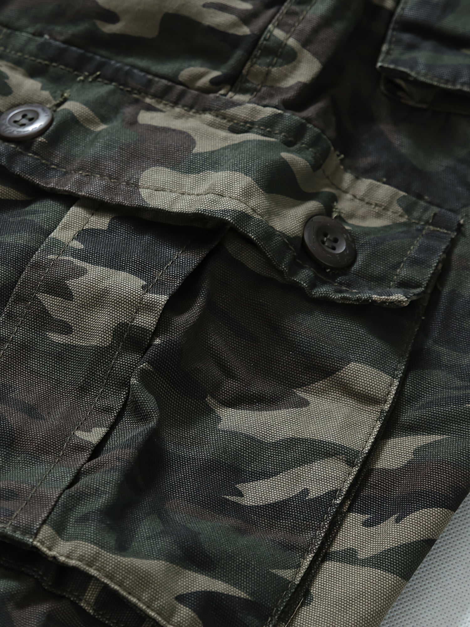 Cotton Camo Cargo Pants Men's Joggers Spring Fall