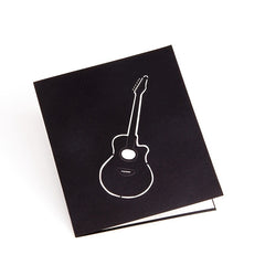3D Guitar Pop Up Card for Anniversaries & Birthdays