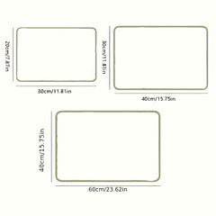 Kitchen Drain Mat Fruit Print Quick Drying Pad Tableware Coffee Dish Mat