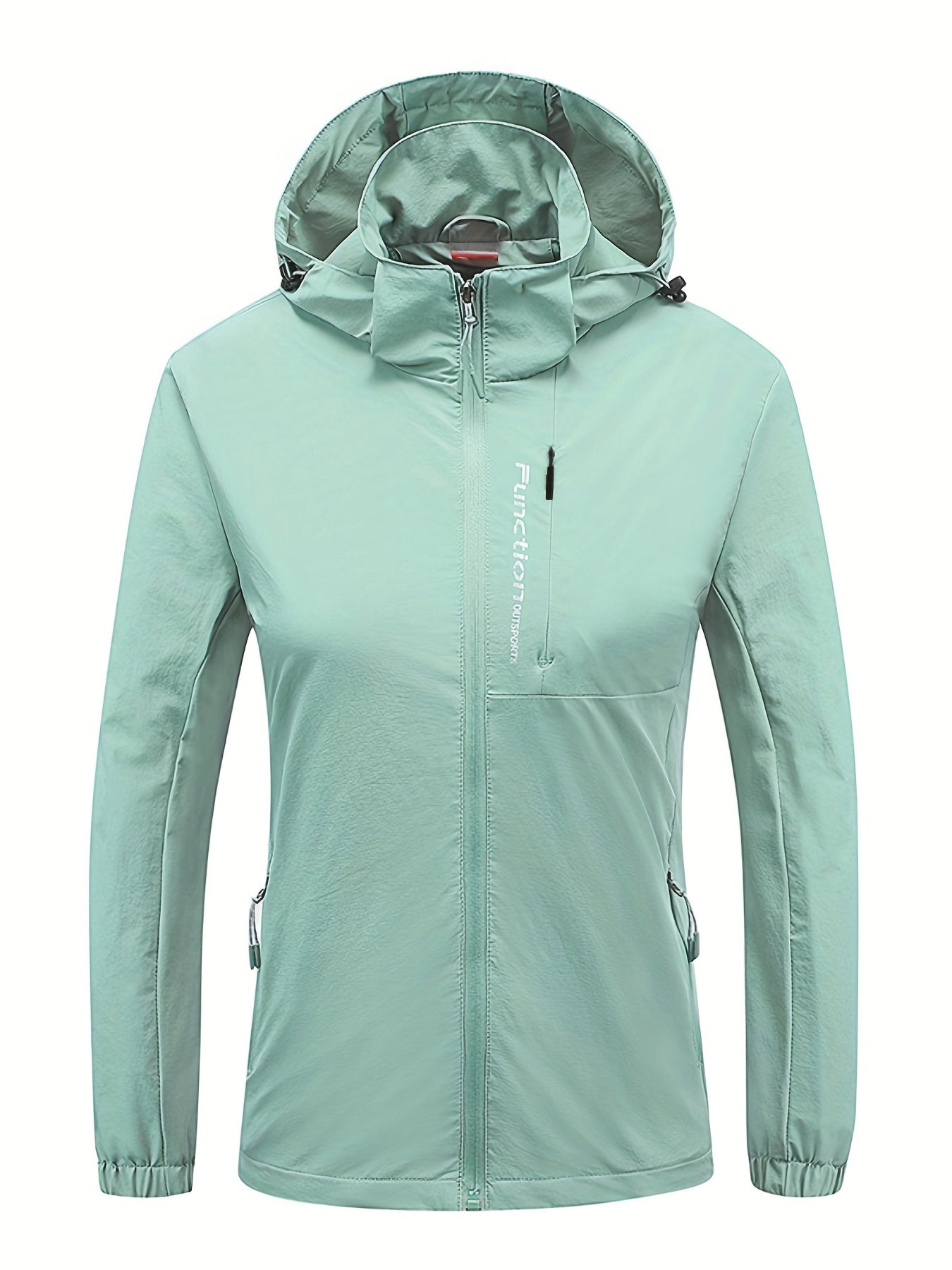 Women's Waterproof Windproof Punch Jacket for Outdoor Sports and Mountaineering