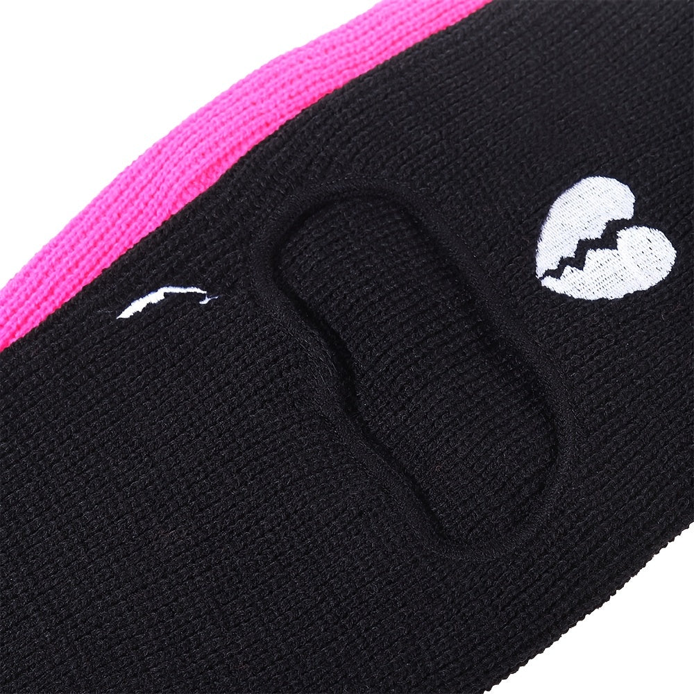 Heartbreak Embroidered Wool Pullover Cap