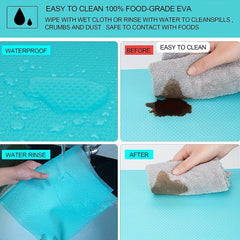 Washable Refrigerator Liners Mats - Waterproof Fridge Liner Pads