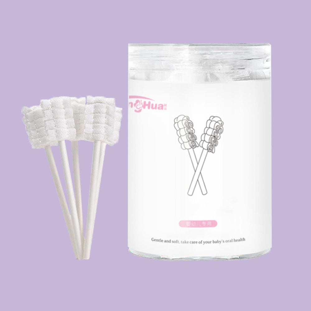 30pcs Baby Oral Cleaner Mouth Cleaner Gauze Baby Toothbrush
