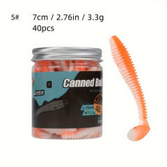 Spiral T Tail Lure Soft Fishing Bait Minnow Soft Bait Soft Bug