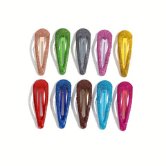 Glitter Snap Clip Metal Hair Clip Hair Accessories