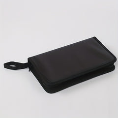 80pcs DVD Storage Wallet - Hard Plastic Case for CDs and DVDs