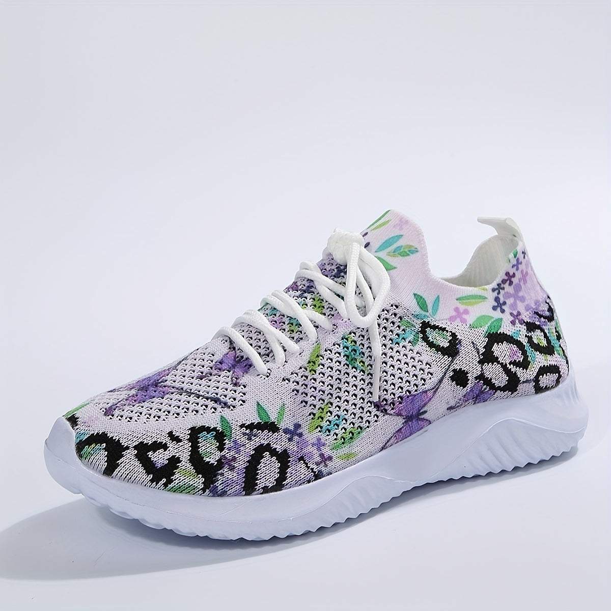 Women's Print Shock Absorbing Running Shoes Comfortable Travel Shoes