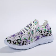 Women's Print Shock Absorbing Running Shoes Comfortable Travel Shoes