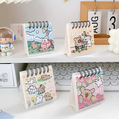 2023 Kawhi Line Small Dog Mini Desktop Calendar