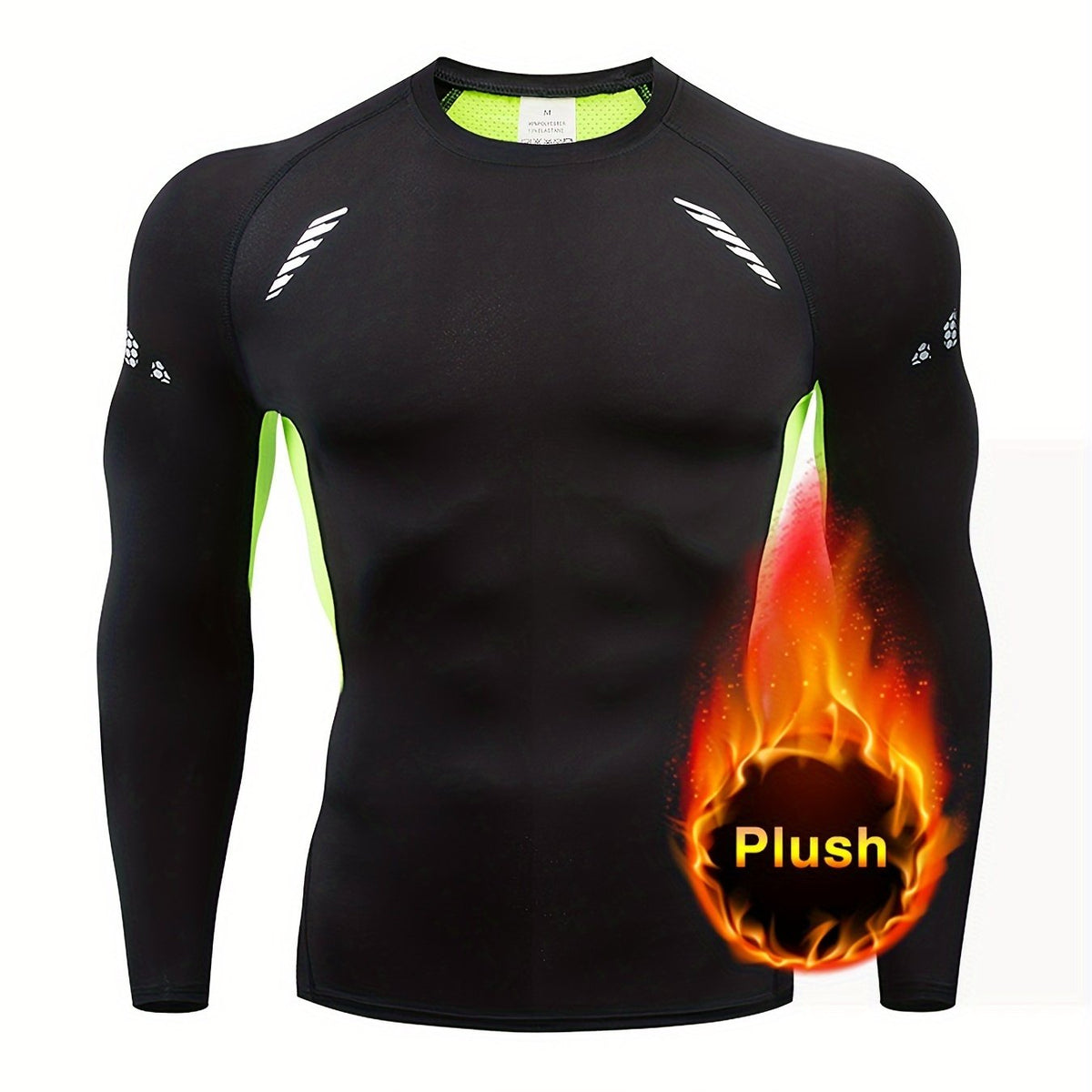 Men's Long Sleeve Compression Shirt for Sports Workout