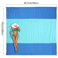 XL Sandproof Beach Blanket Quick Drying & Durable for Family Travel