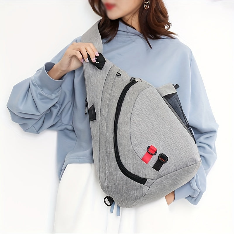 Large Capacity Sling Bag Chest Bag Shoulder Bag for Men and Women