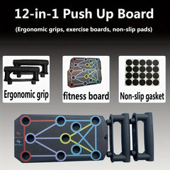 Portable Multifunctional Push up Board for Core Strength & Chest Muscle Training