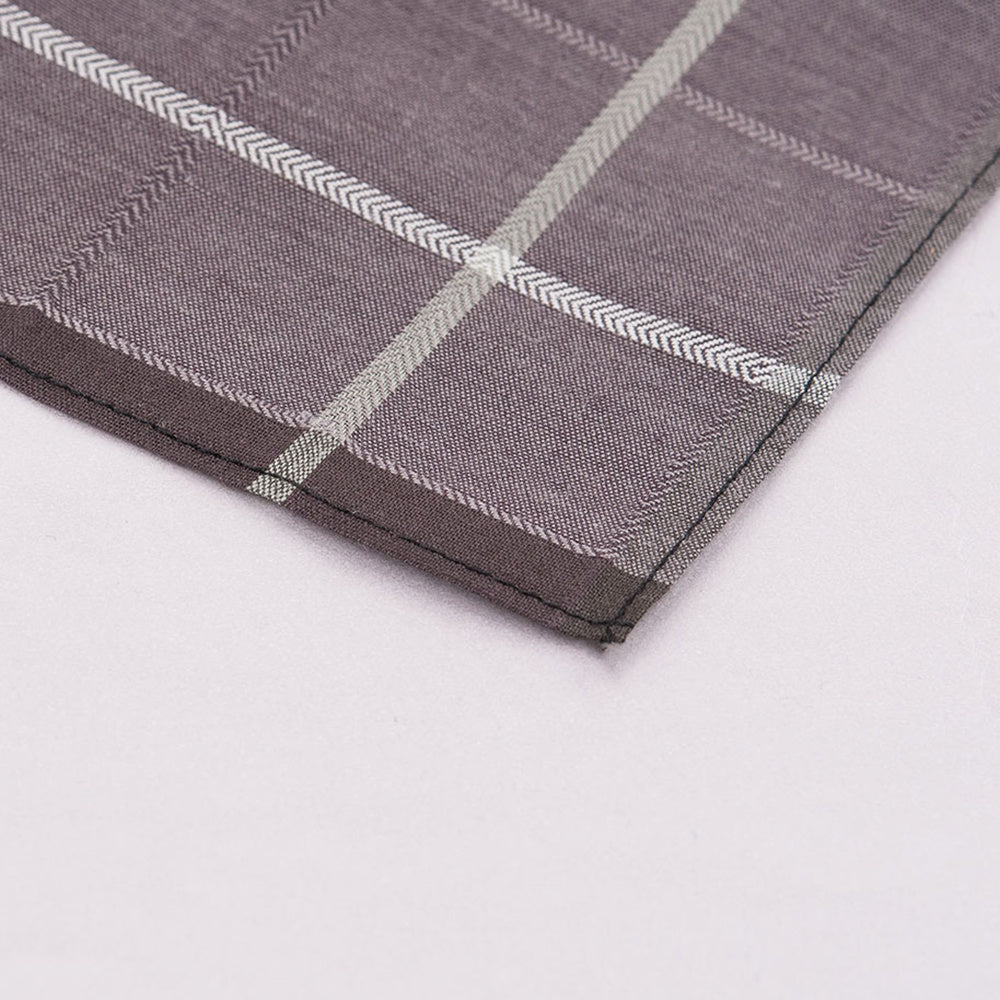 3pcs Men's Striped Pocket Handkerchief - Lightweight Business