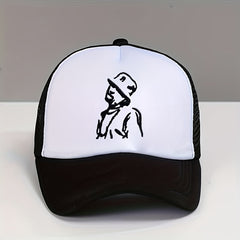 Embroidered Cartoon Character Baseball Cap Adjustable Sunscreen Hat