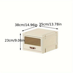 1pc Foldable Wardrobe Organizer Drawer Storage Box Household Storage
