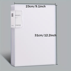 A4 Size File Storage Book Large Capacity 60 Pieces