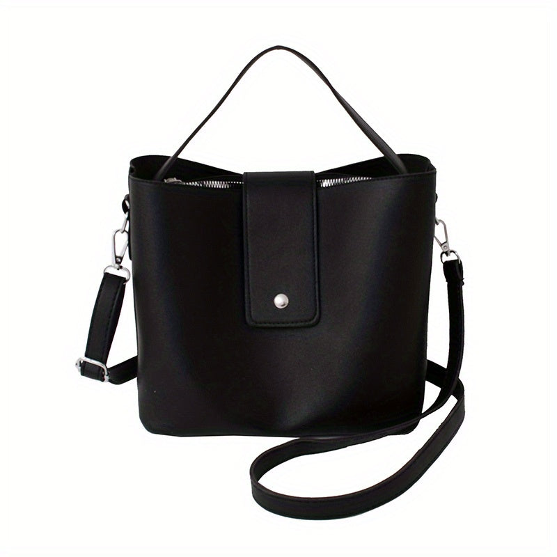 Minimalist Shoulder Bag with Purse for Work