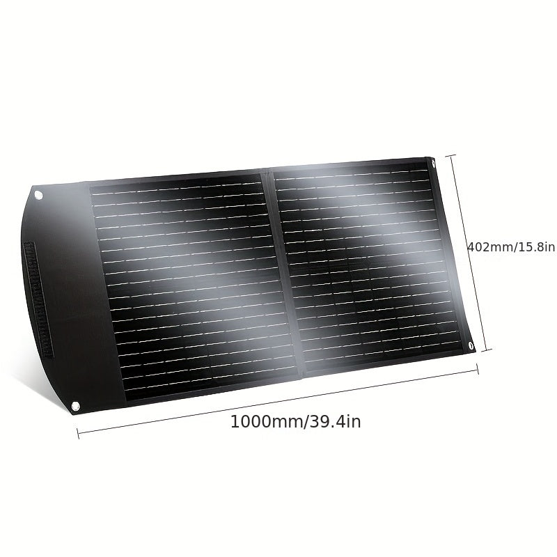 60W Flexible Solar Panel Waterproof USB Fast Charging